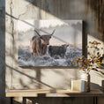Charger l'image dans la visionneuse de la galerie, Wall art Highlander and Calf
