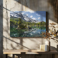 Charger l'image dans la visionneuse de la galerie, Wall art Green Mountain Lake
