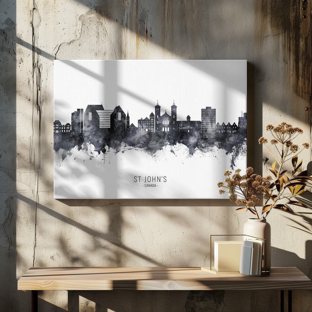 Wall art St John's Canada Skyline