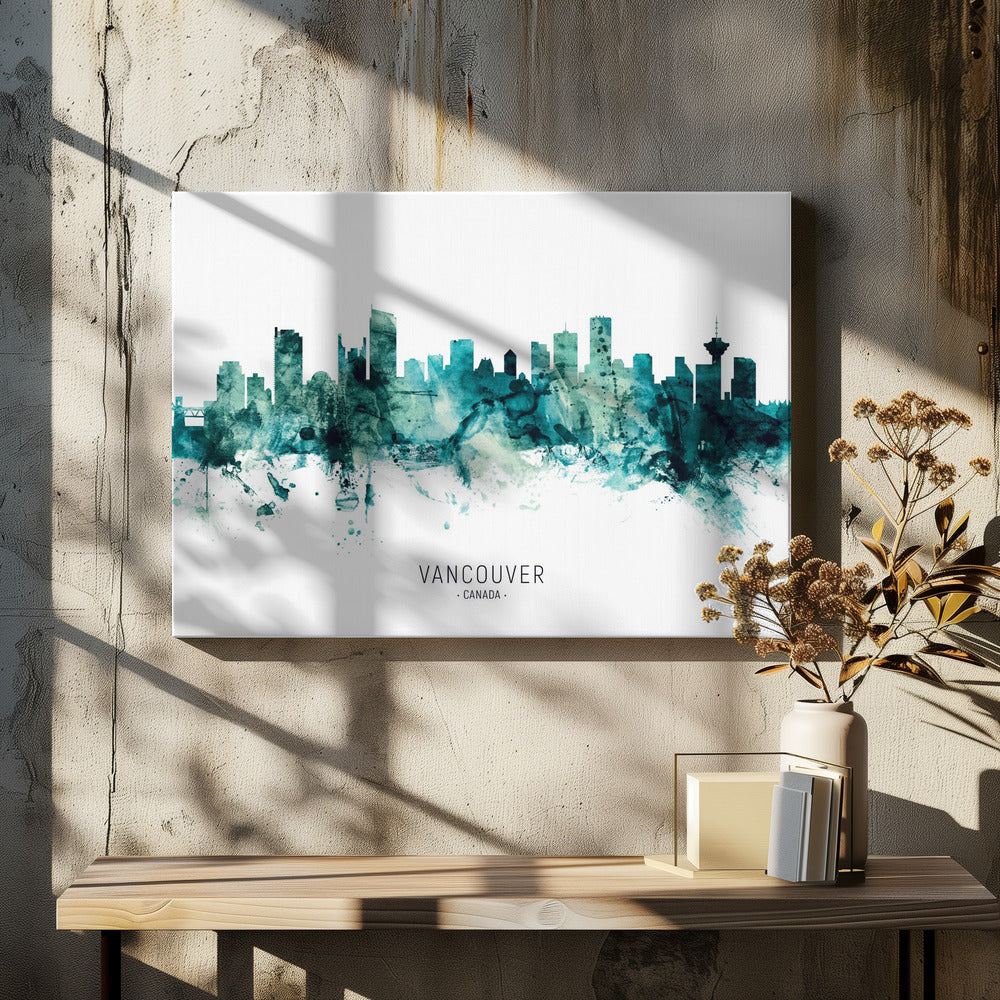 Wall art Vancouver Canada Skyline