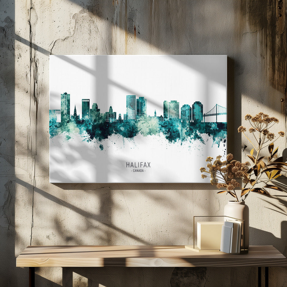Wall art Halifax Canada Skyline