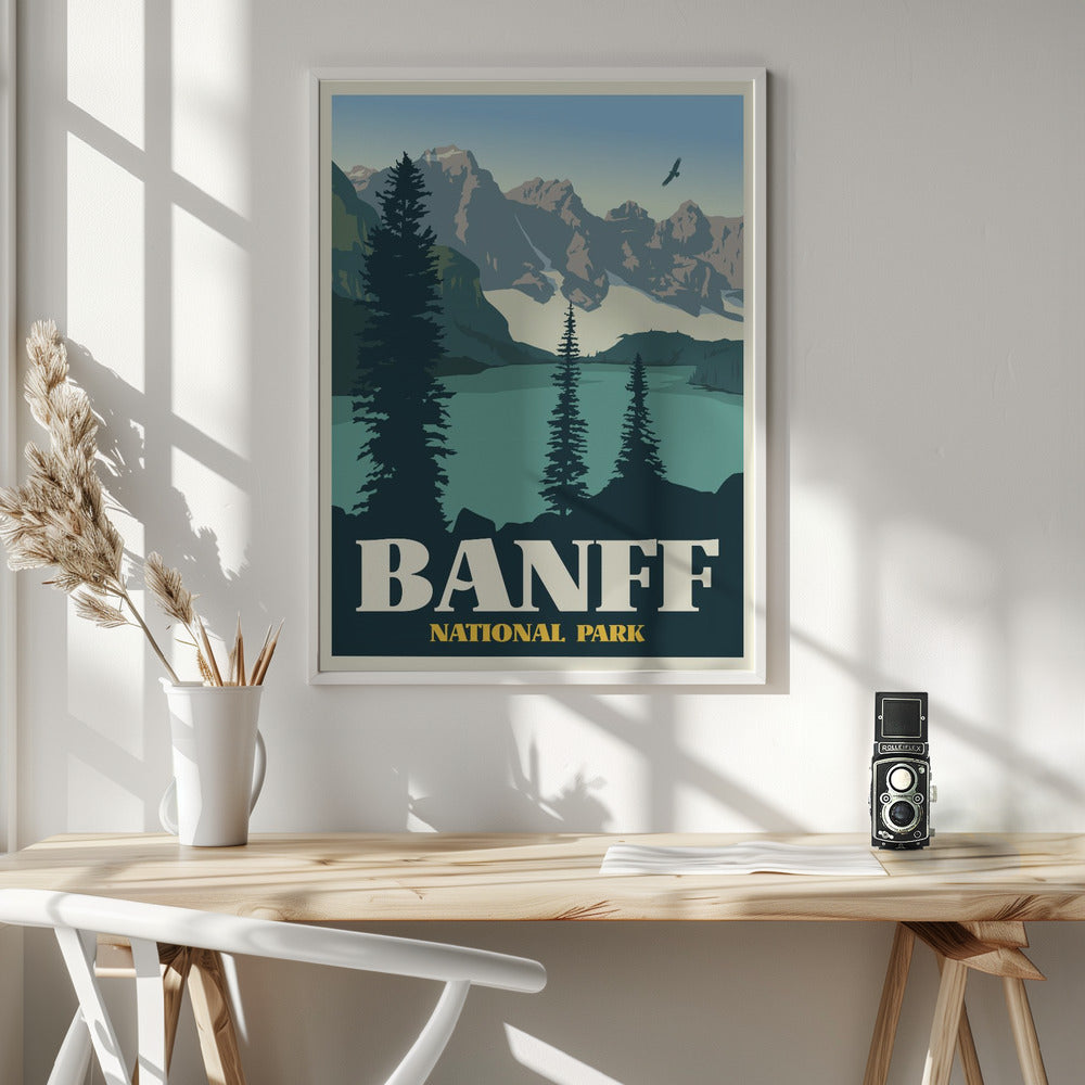 Wall art Banff National Park Travel Print