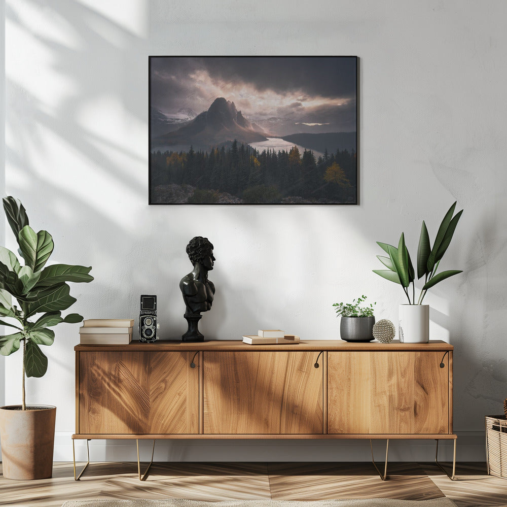 Wall art Assiniboine in Snow