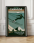 Charger l'image dans la visionneuse de la galerie, Wall art Winter Tourism: Vintage Ski Canada Poster
