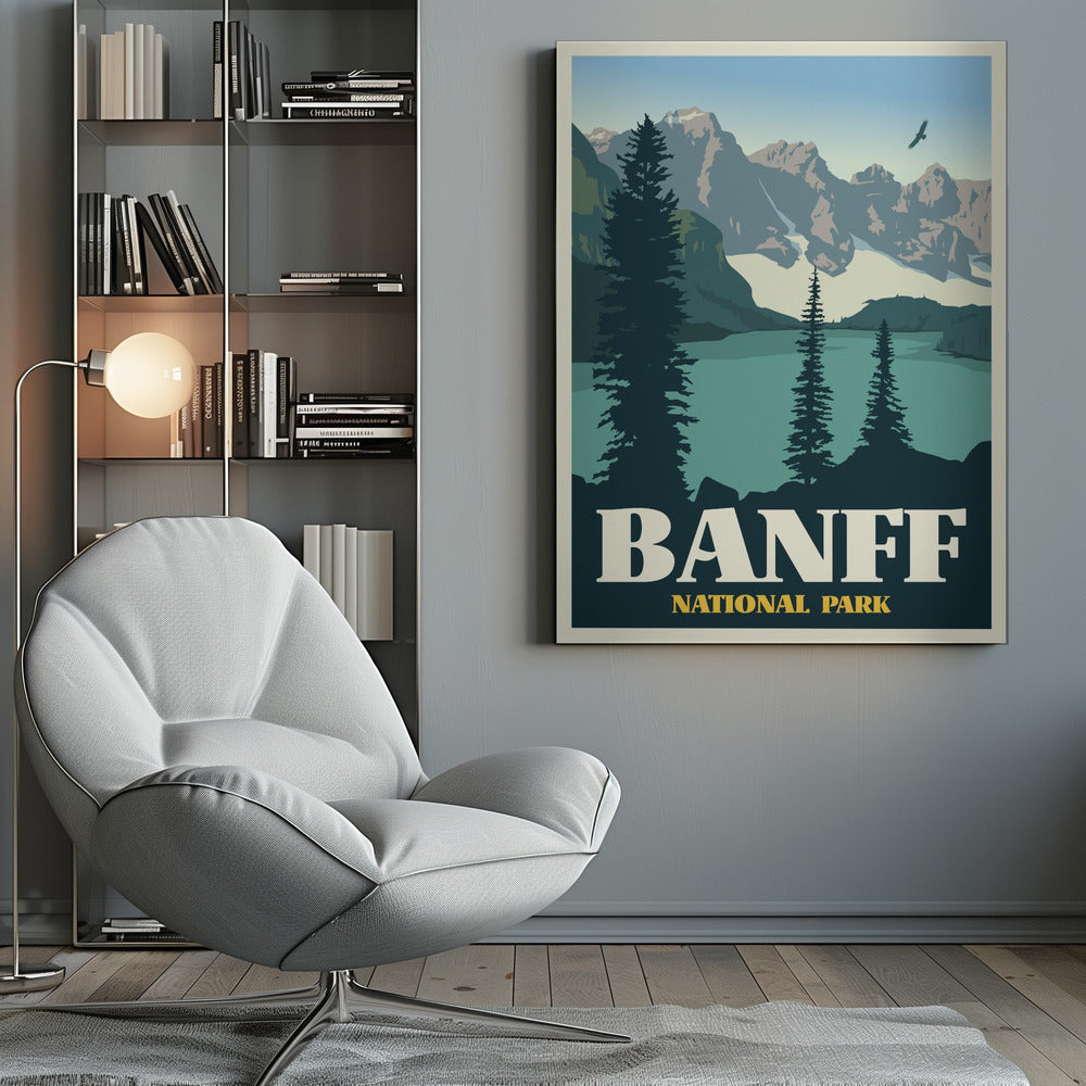 Wall art Banff National Park Travel Print