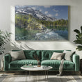 Charger l'image dans la visionneuse de la galerie, Wall art Green Mountain Lake
