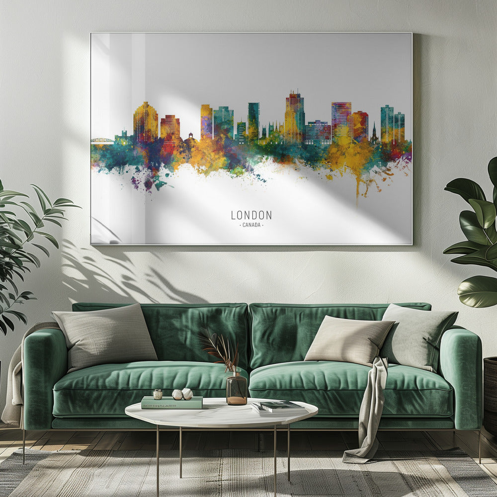 Wall art London Canada Skyline