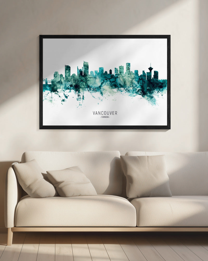 Wall art Vancouver Canada Skyline