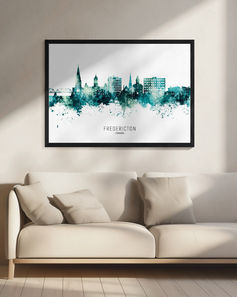 Wall art Fredericton Canada Skyline