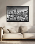 Charger l'image dans la visionneuse de la galerie, Wall art Vancouver Impression of Granville Island | Monochrome
