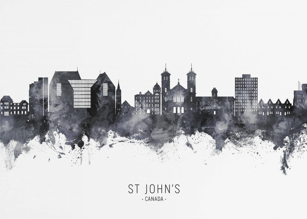 Wall art St John's Canada Skyline
