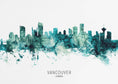 Charger l'image dans la visionneuse de la galerie, Wall art Vancouver Canada Skyline

