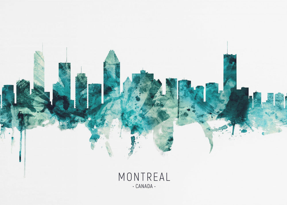 Wall art Montreal Canada Skyline