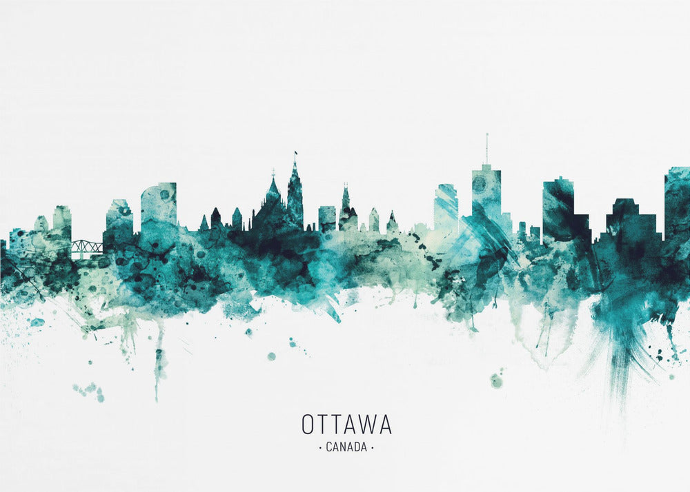 Wall art Ottawa Canada Skyline