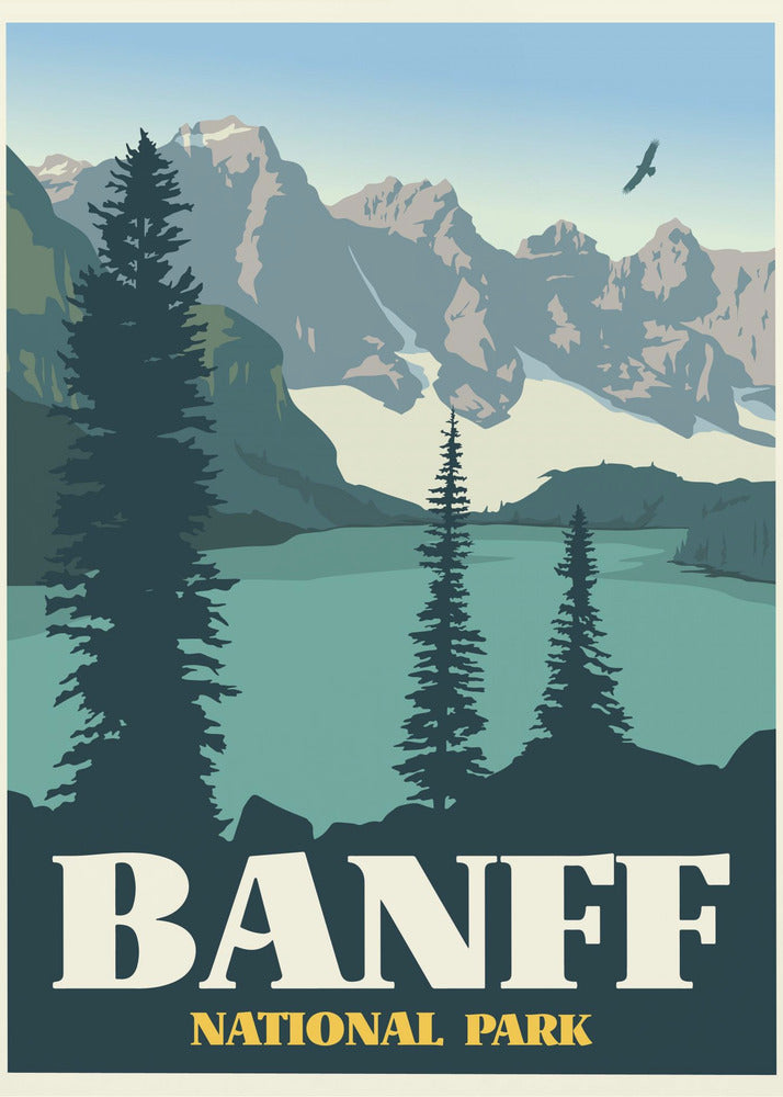 Wall art Banff National Park Travel Print